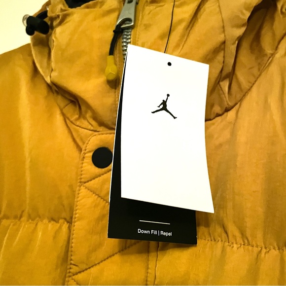 Jordan Essential Men's Statement Parka Jacket Size XL DQ7346-712 Chutney Black - Picture 4 of 7